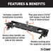 CURT 60724 Double Lock Gooseneck Hitch Kit with Brackets; Select Ford F-150 - Truck Part Superstore