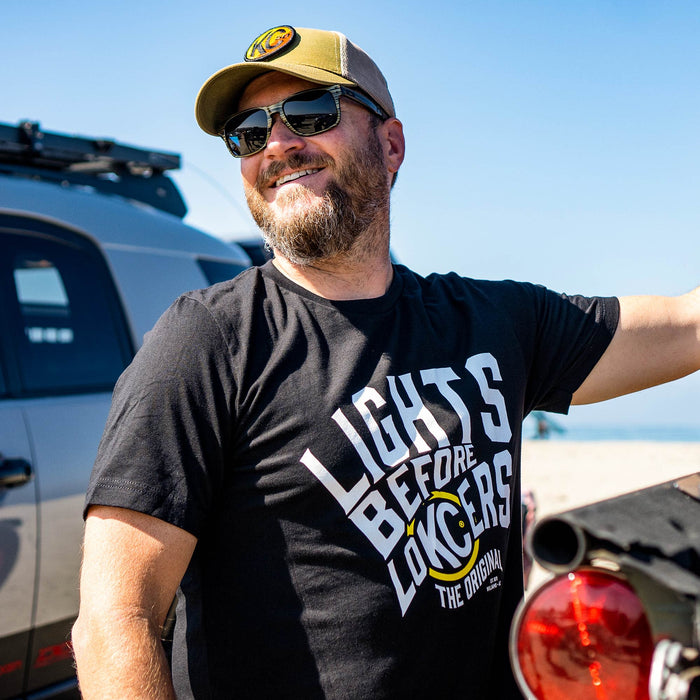 KC HiLiTES 70601 KC Lights Lockers Tee Shirt - Black - Medium - Truck Part Superstore