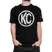 KC HiLiTES 70609 KC Classic White Logo Tee Shirt - Black - X-Large - Truck Part Superstore