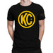 KC HiLiTES 70615 KC Classic Yellow Logo Tee Shirt - Black - X-Large - Truck Part Superstore
