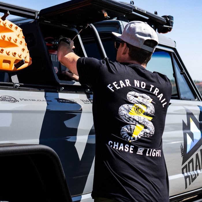 KC HiLiTES 70622 KC Fear No Trail Tee Shirt - Black - 2X-Large - Truck Part Superstore