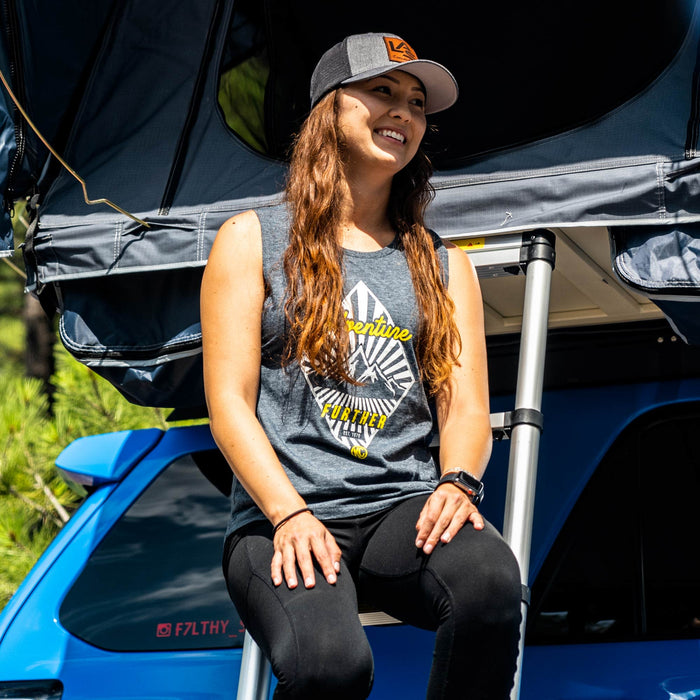 KC HiLiTES 70633 KC Women's Adventure Further Tank - Blue - Large - Truck Part Superstore