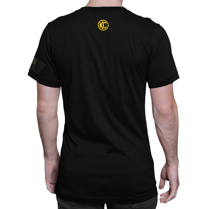 KC HiLiTES 70639 KC The Original Tee Shirt - Black - X-Large - Truck Part Superstore