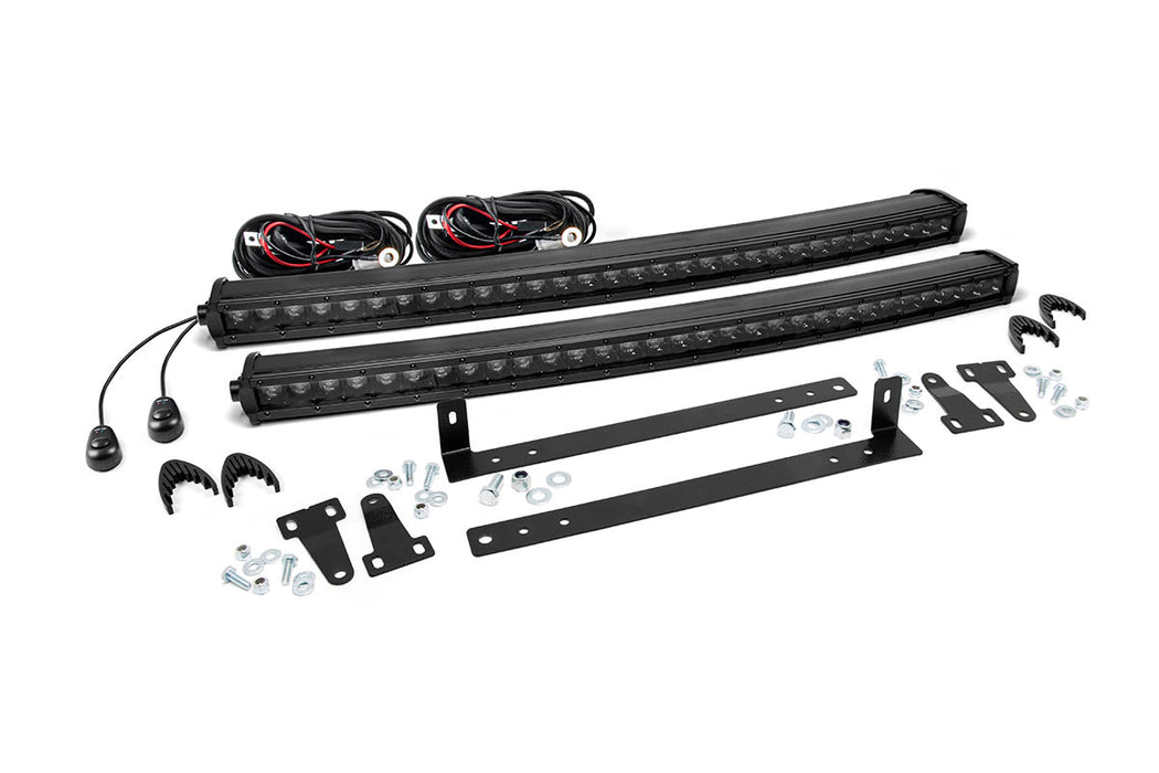 Rough Country 70662 Ford 30 Inch Dual LED Grille Kit Black Series 09-14 F-150 Rough Country - Truck Part Superstore