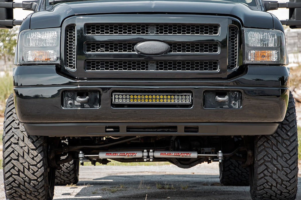Rough Country 70664DRL Ford 20 Inch LED Bumper Kit Chrome Series w/White DRL 05-07 F-250/350 Rough Country - Truck Part Superstore