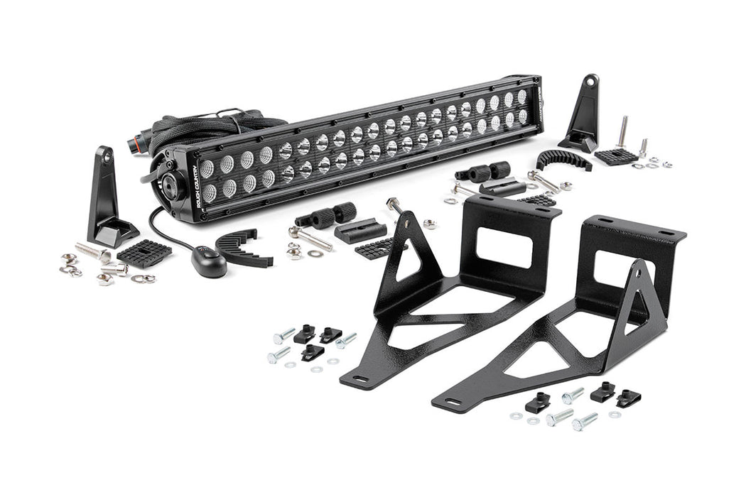 Rough Country 70665 Ford 20 Inch LED Bumper Kit Black Series 05-07 F-250/350 Rough Country - Truck Part Superstore