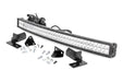 Rough Country 70681DRL Ford 40 Inch Curved LED Light Bar Bumper Kit Chrome Series w/White DRL 11-16 F-250 Super Duty Rough Country - Truck Part Superstore