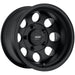 Pro Comp Alloy Wheels 7069-5185 Series 7069 15x10 with 5 on 5.5 Bolt Pattern Flat Black Machined Pro Comp Alloy Wheels - Truck Part Superstore