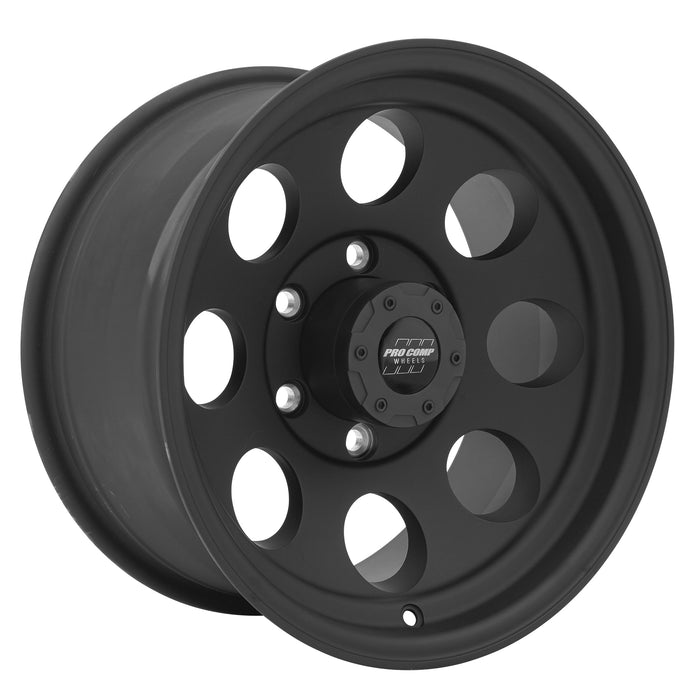 Pro Comp Alloy Wheels 7069-6883 Series 7069 16x8 with 6 on 5.5 Bolt Pattern Flat Black Machined Pro Comp Alloy Wheels - Truck Part Superstore