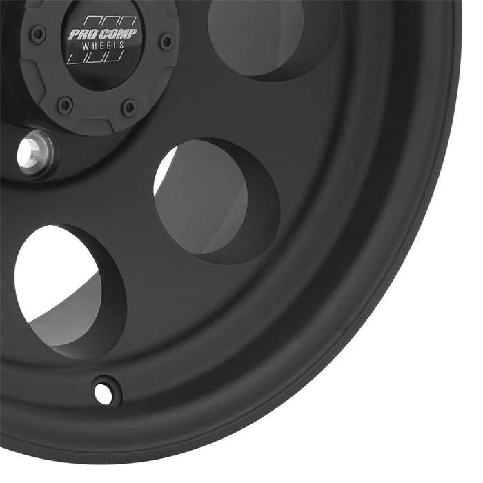 Pro Comp Alloy Wheels 7069-6883 Series 7069 16x8 with 6 on 5.5 Bolt Pattern Flat Black Machined Pro Comp Alloy Wheels - Truck Part Superstore