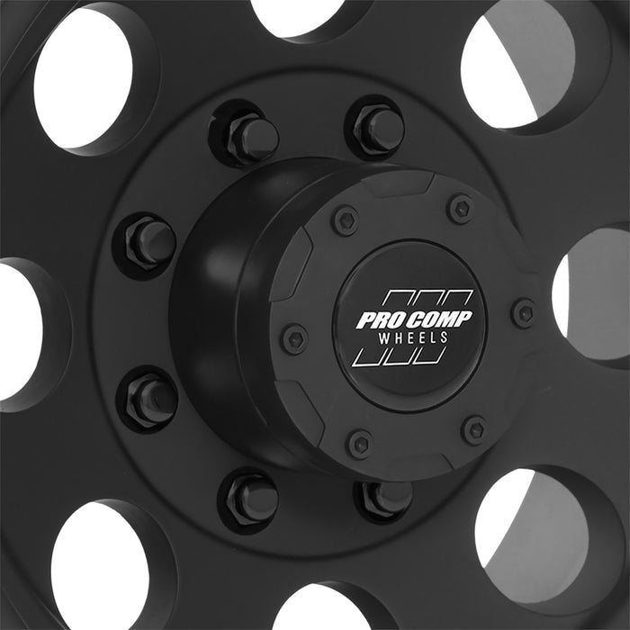 Pro Comp Alloy Wheels 7069-7970 Series 7069 17x9 with 8 on 170 Bolt Pattern Flat Black Machined Pro Comp Alloy Wheels - Truck Part Superstore
