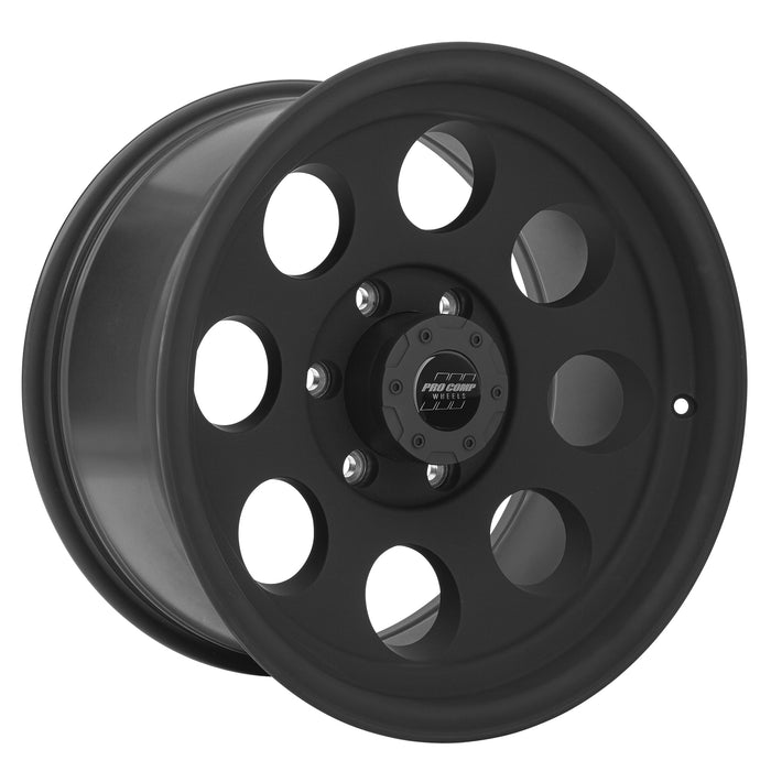 Pro Comp Alloy Wheels 7069-7983 Series 7069 17x9 with 6 on 5.5 Bolt Pattern Flat Black Machined Pro Comp Alloy Wheels - Truck Part Superstore