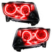 Oracle Lighting 7070-003 SMD Pre-Assembled Headlights, Non-HID, Chrome Bezel, Red - Truck Part Superstore