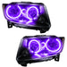 Oracle Lighting 7070-007 SMD Pre-Assembled Headlights, Non-HID, Chrome Bezel, UV/Purple - Truck Part Superstore