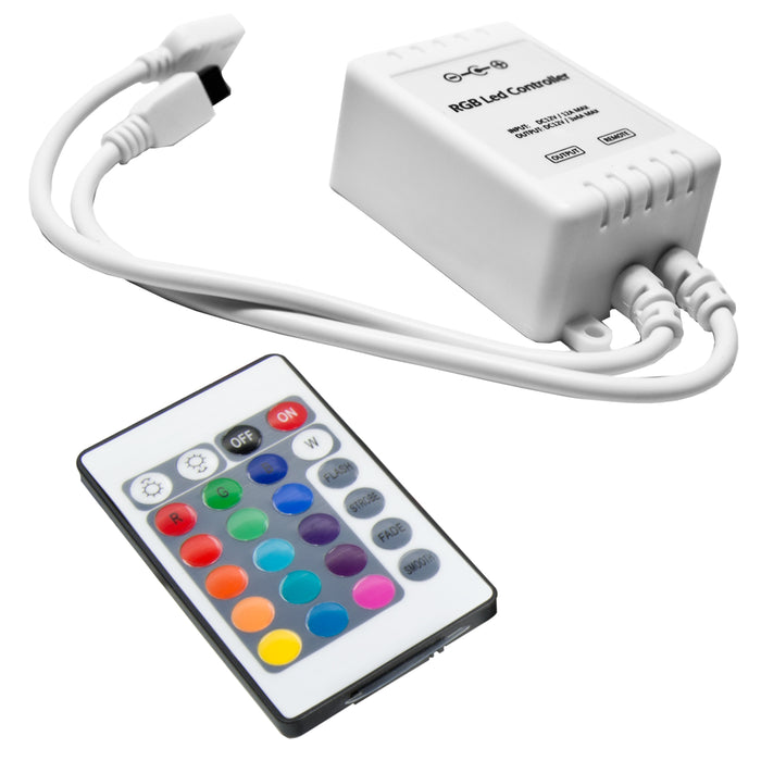 Oracle Lighting 7070-504 SMD Pre-Assembled Headlights, Non-HID, Chrome Bezel, ColorSHIFT - Simple - Truck Part Superstore