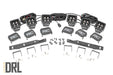 Rough Country 70700DRLA Ford Triple LED Fog Light Kit Black Series w/Amber DRL 17-19 F-150 Raptor Rough Country - Truck Part Superstore