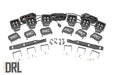 Rough Country 70700DRLA Ford Triple LED Fog Light Kit Black Series w/Amber DRL 17-19 F-150 Raptor Rough Country - Truck Part Superstore