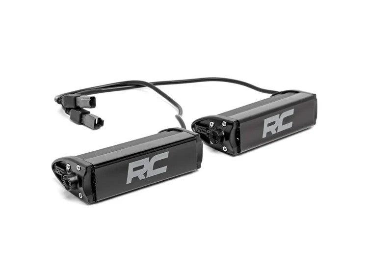 Rough Country 70706BL 6 Inch CREE LED Light Bars Pair Black Series Rough Country - Truck Part Superstore