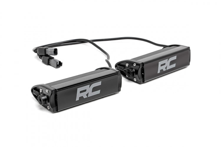 Rough Country 70706 6 Inch CREE LED Light Bars Pair Chrome Series Rough Country - Truck Part Superstore