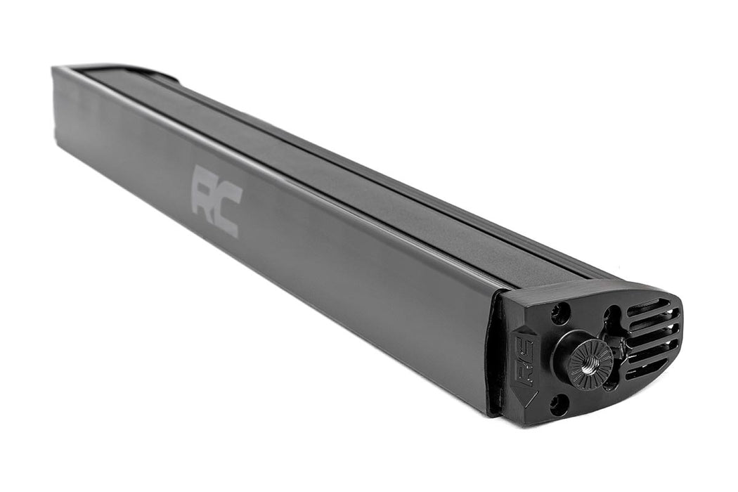 Rough Country 70720BLDRL 20 Inch CREE LED Light Bar Single Row Black Series w/Cool White DRL Rough Country - Truck Part Superstore
