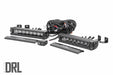 Rough Country 70728BLDRL 8 Inch CREE LED Light Bar Single Row, Pair Black Series w/Cool White DRL Rough Country - Truck Part Superstore