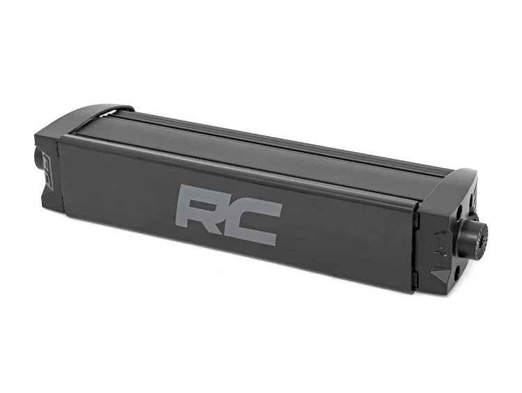 Rough Country 70728BLDRL 8 Inch CREE LED Light Bar Single Row, Pair Black Series w/Cool White DRL Rough Country - Truck Part Superstore