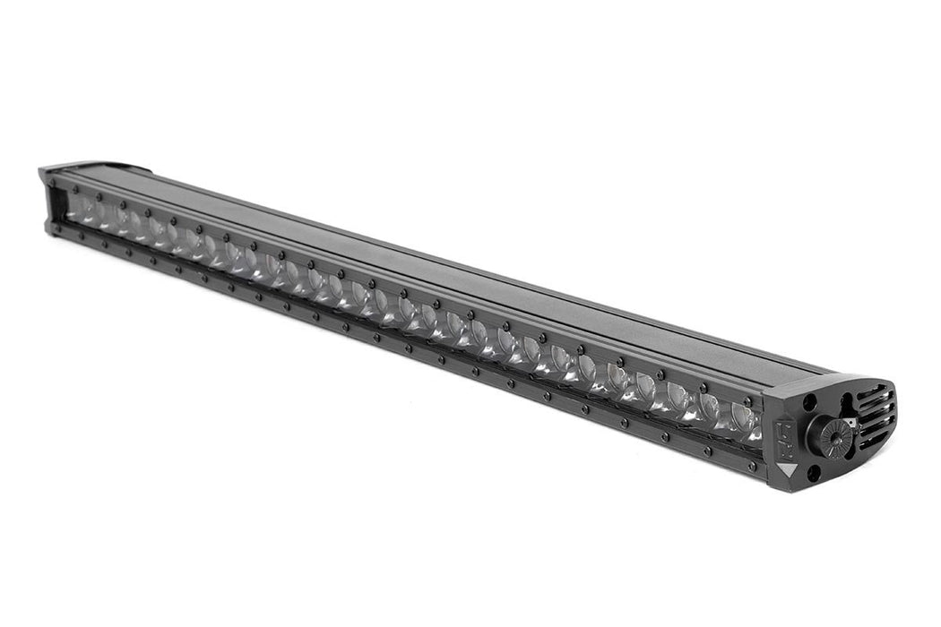 Rough Country 70730BLDRL 30 Inch CREE LED Light Bar Single Row Black Series w/Cool White DRL Rough Country - Truck Part Superstore