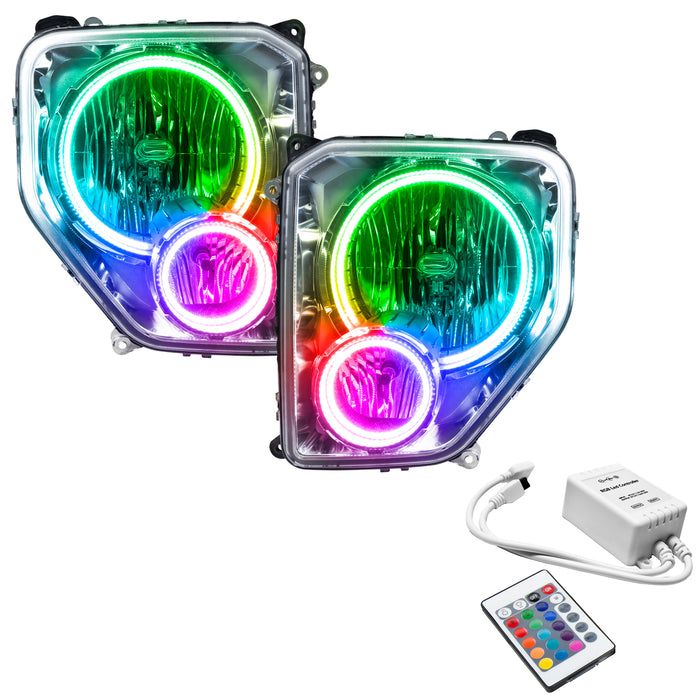 Oracle Lighting 7075-504 SMD Pre-Assembled Headlights, ColorSHIFT - Simple - Truck Part Superstore