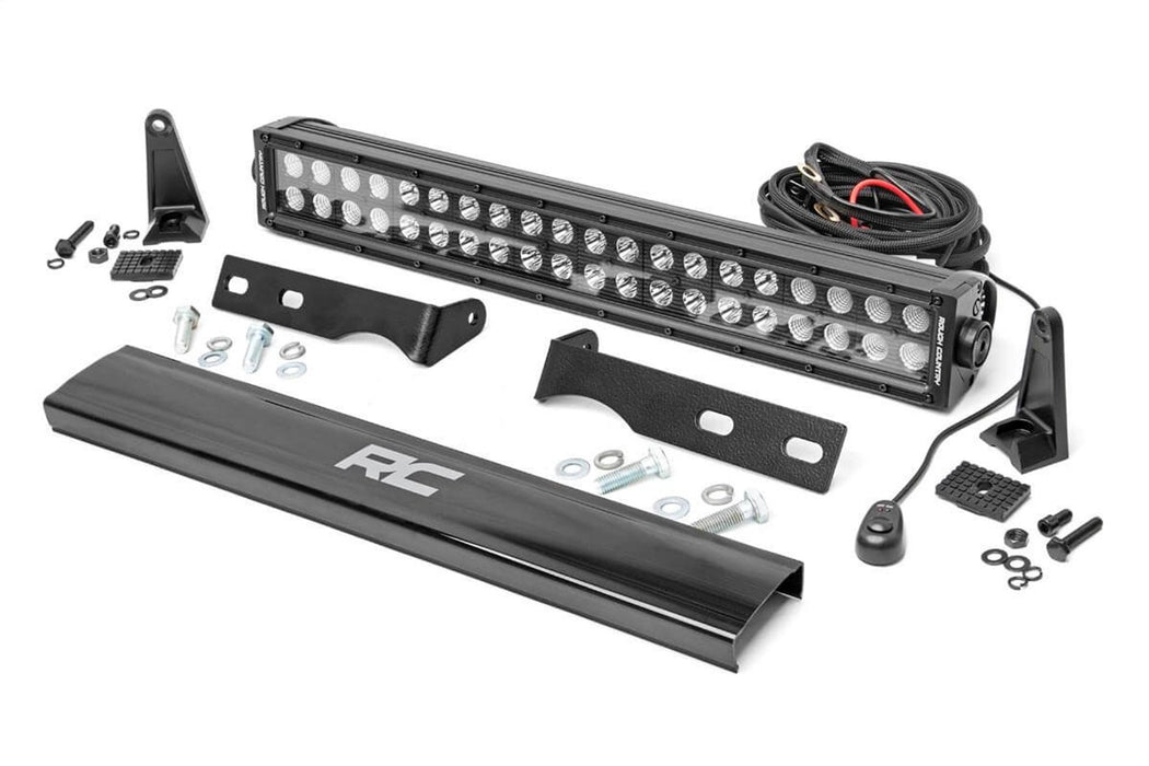 Rough Country 70773 Jeep 20 Inch LED Bumper Kit Black Series 11-20 WK2 Grand Cherokee Rough Country - Truck Part Superstore