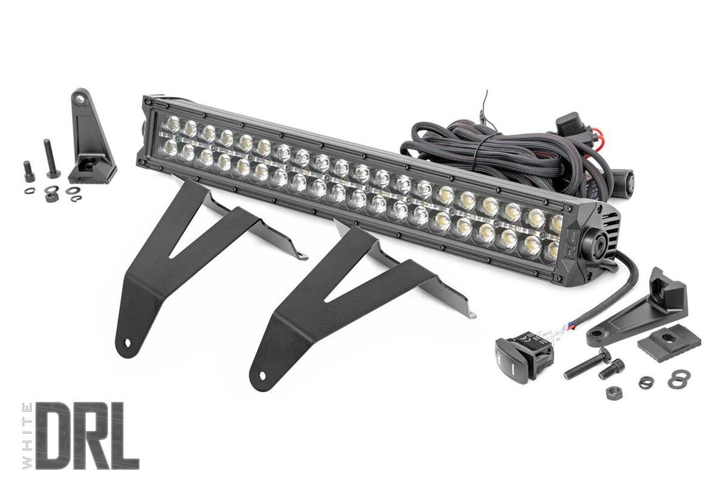Rough Country 70779DRL Dodge 20 Inch LED Bumper Kit Black Series w/Cool White DRL 19-20 RAM 1500 Rough Country - Truck Part Superstore