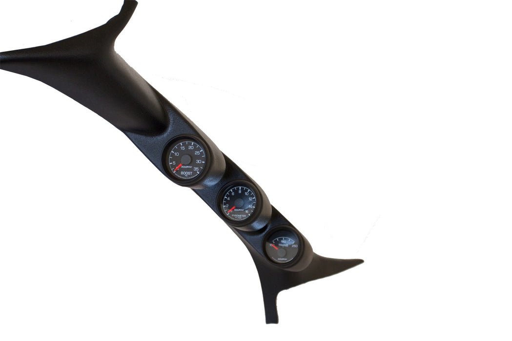 AutoMeter 7077 DSL GA KIT; A-PILLAR; FORD 99-07; BOOST/EGT/TRANS; 35PSI/1600deg.F/250deg.F; FAC - Truck Part Superstore
