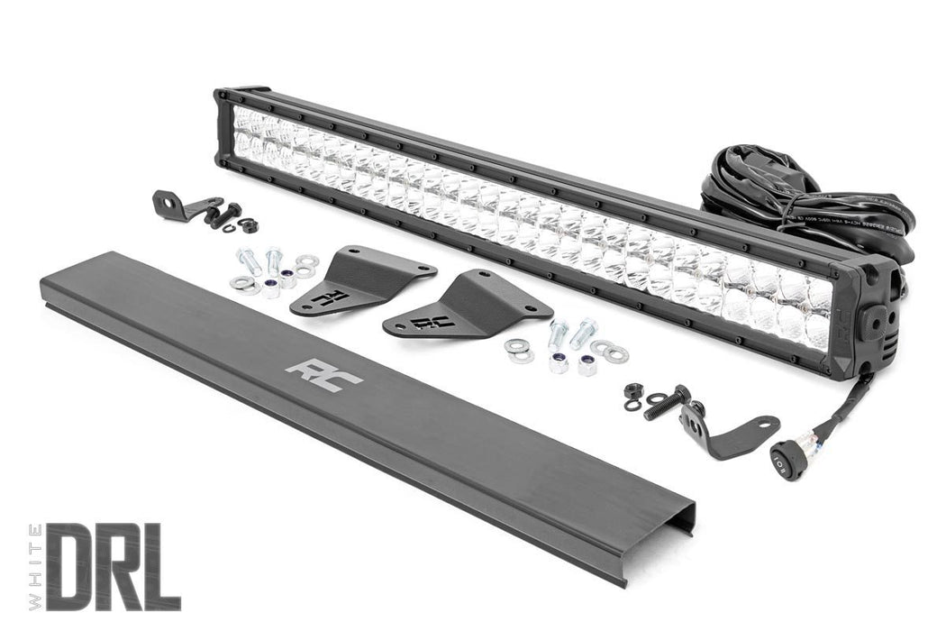 Rough Country 70788 Toyota 30 Inch LED Grille Kit Chrome Series w/Cool White DRL 14-20 4Runner Rough Country - Truck Part Superstore