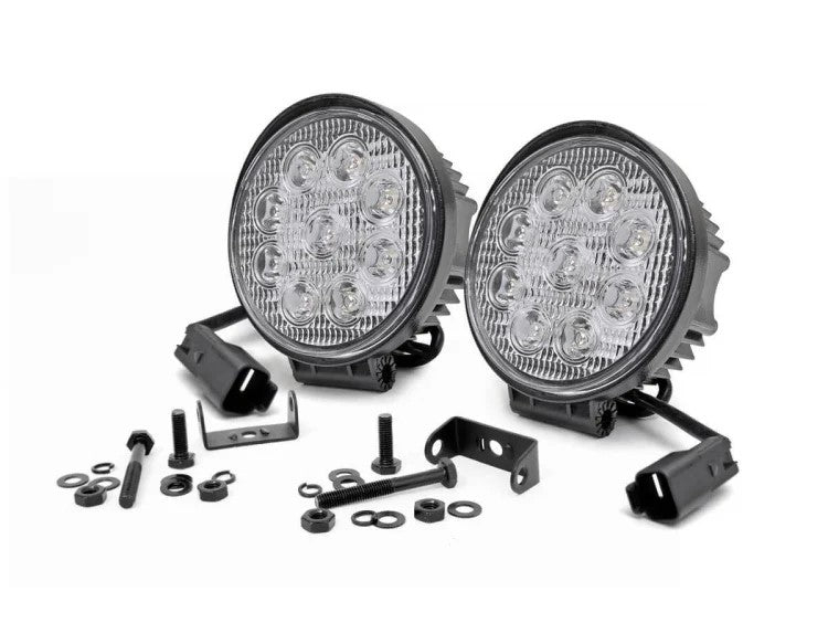 Rough Country 70804 4 Inch LED Round Lights Rough Country - Truck Part Superstore