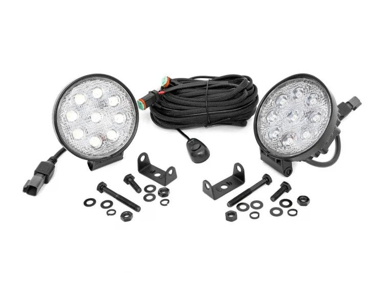 Rough Country 70804 4 Inch LED Round Lights Rough Country - Truck Part Superstore