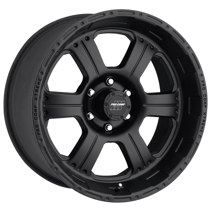 Pro Comp Alloy Wheels 7089-6868 Series 7089 16x8 with 6 on 4.5 Bolt Pattern Flat Black Pro Comp Alloy Wheels - Truck Part Superstore