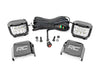 Rough Country 70904 3 Inch Wide Angle OSRAM LED Lights Pair Rough Country - Truck Part Superstore