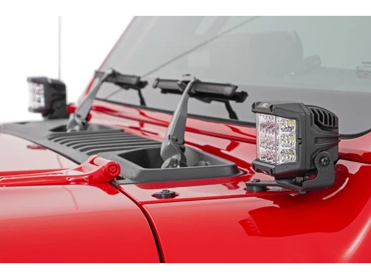 Rough Country 70904 3 Inch Wide Angle OSRAM LED Lights Pair Rough Country - Truck Part Superstore