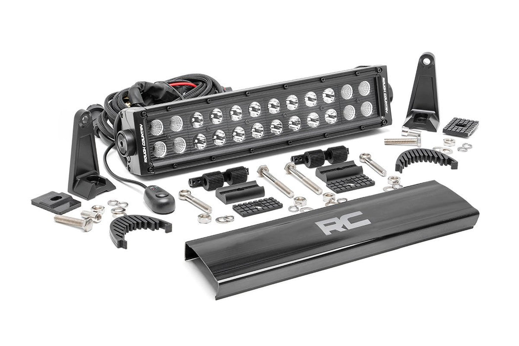 Rough Country 70912BL 12 Inch CREE LED Light Bar Dual Row Black Series Rough Country - Truck Part Superstore