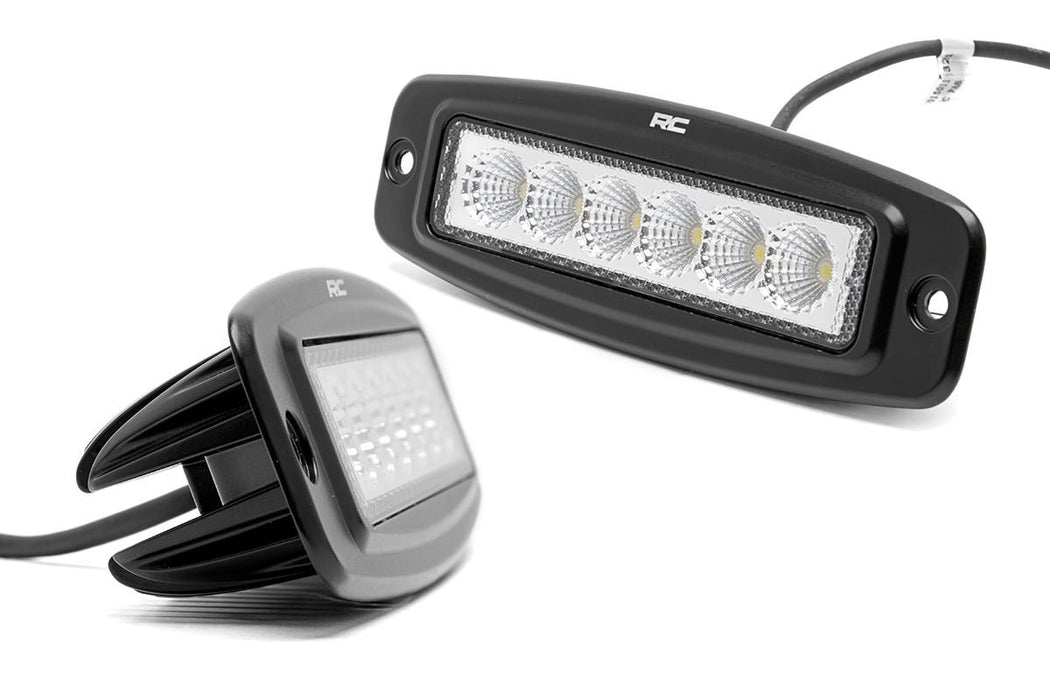 Rough Country 70916 6 Inch Flush Mount LED Light Bars Pair Rough Country - Truck Part Superstore