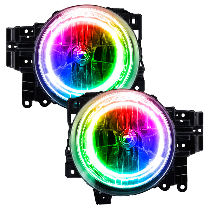 Oracle Lighting 7093-332 Dynamic ColorSHIFT SMD Pre-Assembled Headlights - Truck Part Superstore