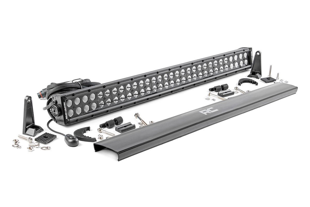 Rough Country 70930BL 30 Inch CREE LED Light Bar Dual Row Black Series Rough Country - Truck Part Superstore