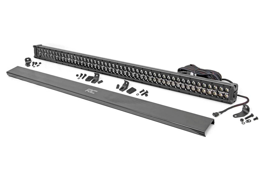 Rough Country 70950BD 50 Inch CREE LED Light Bar Dual Row Black Series w/White DRL Rough Country - Truck Part Superstore