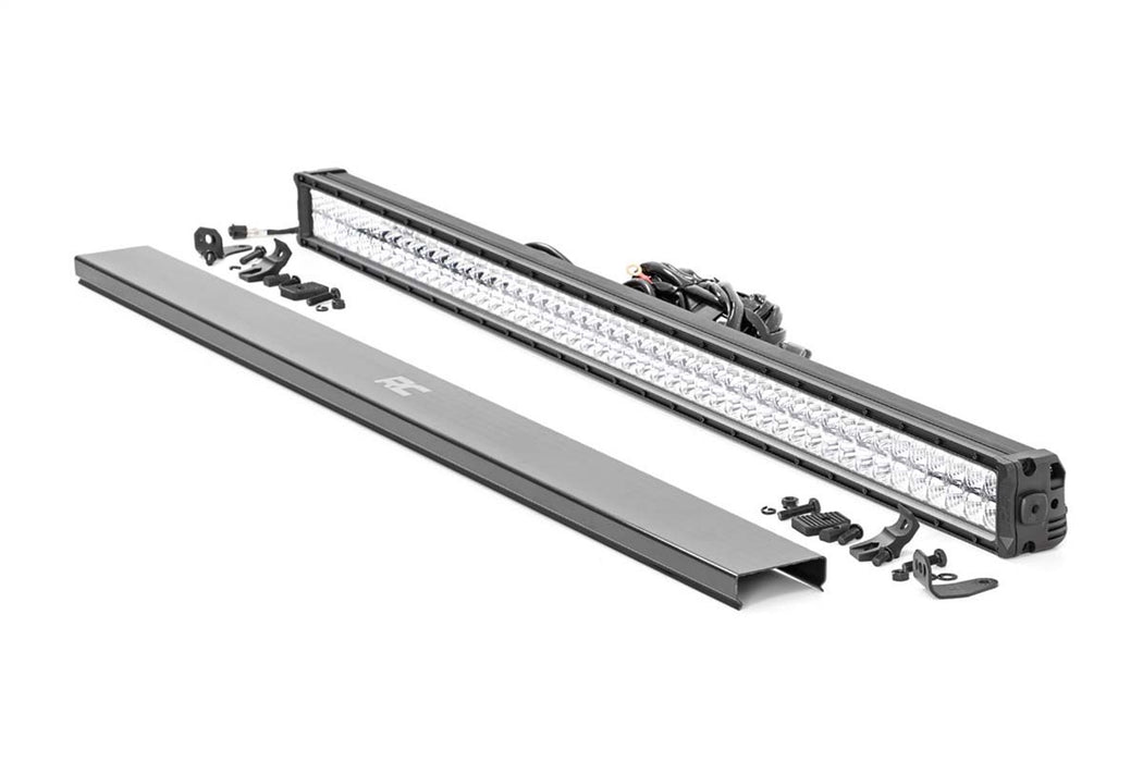 Rough Country 70950DA Cree LED Light Bar 50 Inch Dual Row Chrome Series w/Amber DRL Rough Country - Truck Part Superstore