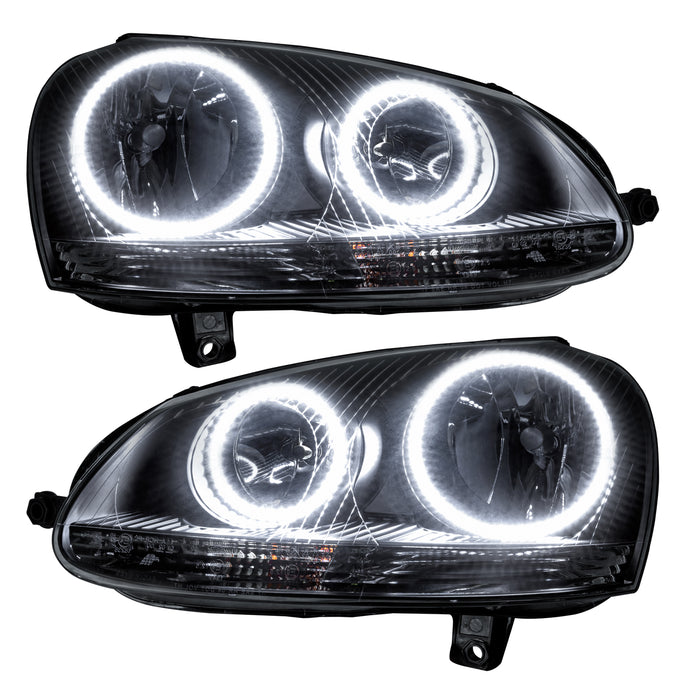 Oracle Lighting 7098-001 SMD Pre-Assembled Headlights, Chrome Bezel, White - Truck Part Superstore
