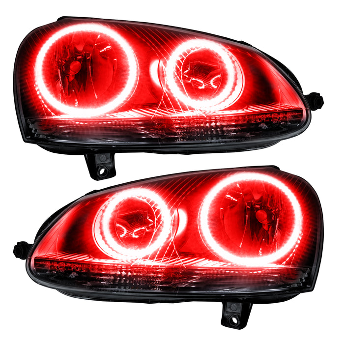 Oracle Lighting 7098-003 SMD Pre-Assembled Headlights, Chrome Bezel, Red - Truck Part Superstore