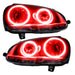Oracle Lighting 7098-003 SMD Pre-Assembled Headlights, Chrome Bezel, Red - Truck Part Superstore