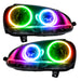 Oracle Lighting 7098-334 SMD Pre-Assembled Headlights, Chrome Bezel, ColorSHIFT - No Controller - Truck Part Superstore