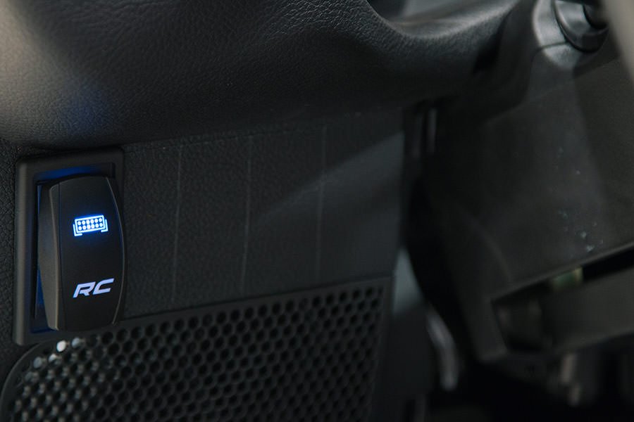 Rough Country 709B1 Single Rocker Switch Housing Black Plastic Rough Country - Truck Part Superstore