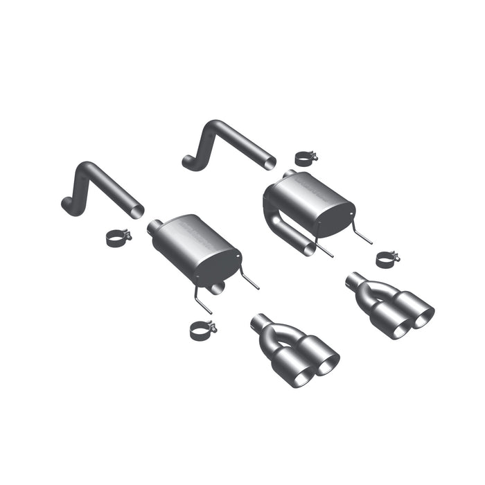 MagnaFlow Exhaust Products 16593 Street Series Stainless Axle-Back System - Truck Part Superstore