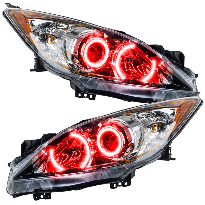 Oracle Lighting 7100-003 SMD Pre-Assembled Headlights, Halogen, Red - Truck Part Superstore
